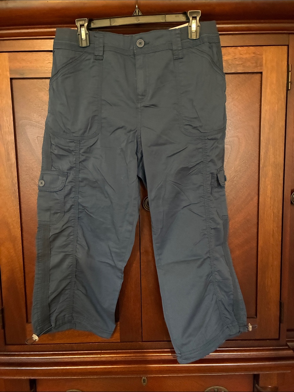 Style & Co. Navy Women's Cargo Capri Pants